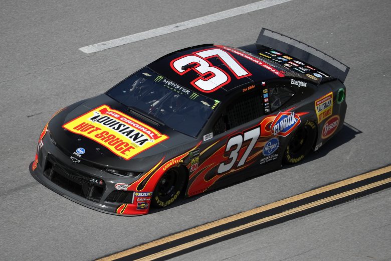 TALLADEGA, ALABAMA - OCTOBER 11: Chris Buescher, driver of the #37 Louisiana Hot Sauce Chevrolet, during practice for the Monster Energy NASCAR Cup Series 1000Bulbs.com 500 at Talladega Superspeedway on October 11, 2019 in Talladega, Alabama. (Photo by Chris Graythen/Getty Images) | Getty Images