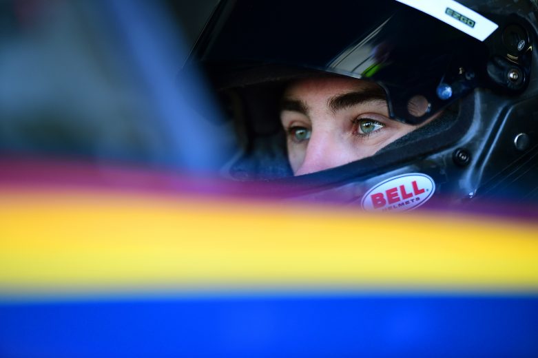 KANSAS CITY, KANSAS - OCTOBER 18: Ryan Blaney, driver of the #12 Menards/Dickies Ford, sits in his car during practice for the Monster Energy NASCAR Cup Series Hollywood Casino 400 at Kansas Speedway on October 18, 2019 in Kansas City, Kansas. (Photo by Jared C. Tilton/Getty Images) | Getty Images