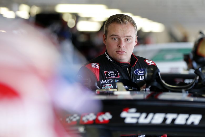 KANSAS CITY, KANSAS - OCTOBER 18: Cole Custer, driver of the #00 Production Alliance Group Ford, looks on during practice for the NASCAR Xfinity Series Kansas Lottery 300 at Kansas Speedway on October 18, 2019 in Kansas City, Kansas. (Photo by Brian Lawdermilk/Getty Images) | Getty Images