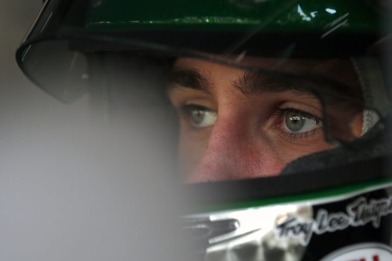 KANSAS CITY, KANSAS - OCTOBER 18: Austin Cindric, driver of the #22 MoneyLion Ford, sits in his car during practice for the NASCAR Xfinity Series Kansas Lottery 300 at Kansas Speedway on October 18, 2019 in Kansas City, Kansas. (Photo by Brian Lawdermilk/Getty Images) | Getty Images