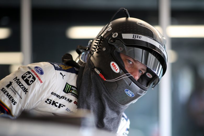 TALLADEGA, ALABAMA - OCTOBER 11: Brad Keselowski, driver of the #2 Miller Lite Ford, prepares to drive during practice for the Monster Energy NASCAR Cup Series 1000Bulbs.com 500 at Talladega Superspeedway on October 11, 2019 in Talladega, Alabama. (Photo by Chris Graythen/Getty Images) | Getty Images