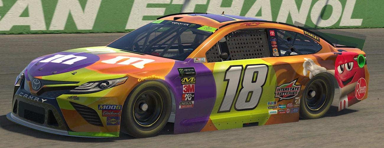 eNASCAR paint scheme