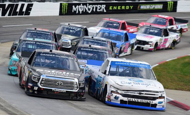 Featured image for Ross Chastain drives No. 45 Chevrolet Silverado to second-place finish at Martinsville Speedway