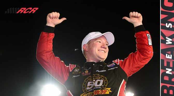 Tyler Reddick to drive No. 8 for Richard Childress Racing in 2020