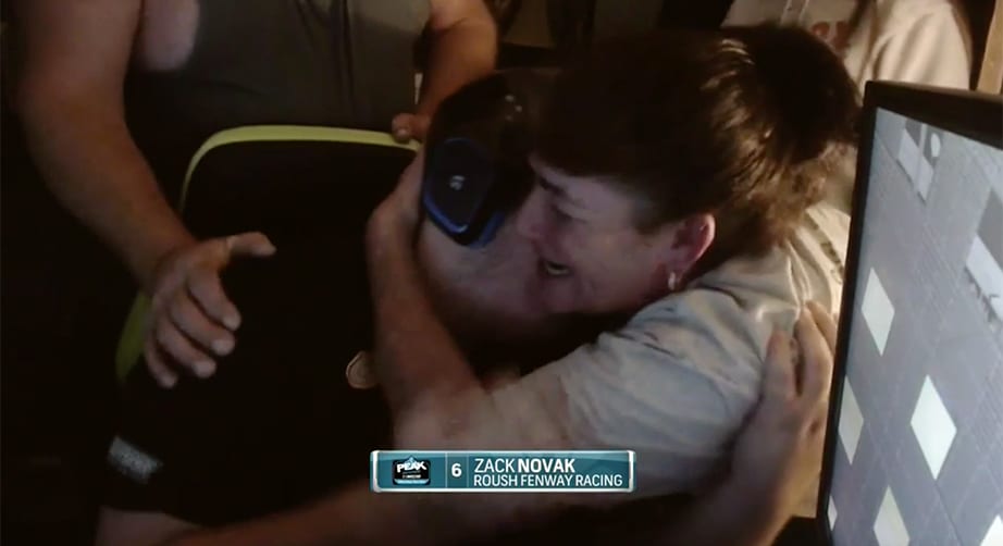 Zack Novak Family Celebrate Iracing