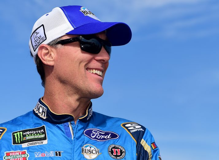 FORT WORTH, TEXAS - NOVEMBER 03: Kevin Harvick, driver of the #4 Busch Beer/Ducks Unlimited Ford, stands on the grid prior to the Monster Energy NASCAR Cup Series AAA Texas 500 at Texas Motor Speedway on November 03, 2019 in Fort Worth, Texas. (Photo by Jared C. Tilton/Getty Images) | Getty Images