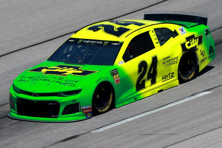 DARLINGTON, SOUTH CAROLINA - AUGUST 30: William Byron, driver of the #24 HendrickAutoguard/CityChvrltThrwbck Chev, practices for the Monster Energy NASCAR Cup Series Bojangles' Southern 500 at Darlington Raceway on August 30, 2019 in Darlington, South Carolina. (Photo by Sean Gardner/Getty Images) | Getty Images