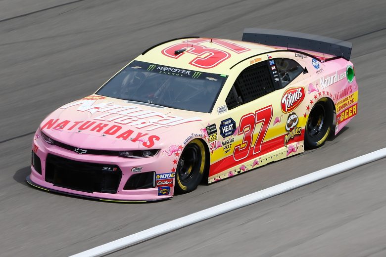 LAS VEGAS, NV - MARCH 01: Chris Buescher, driver of the #37 Natural Light Naturdays Chevrolet, during practice for the Monster Energy NASCAR Cup Series Pennzoil 400 at Las Vegas Motor Speedway on March 1, 2019 in Las Vegas, Nevada. (Photo by Jonathan Ferrey/Getty Images) | Getty Images