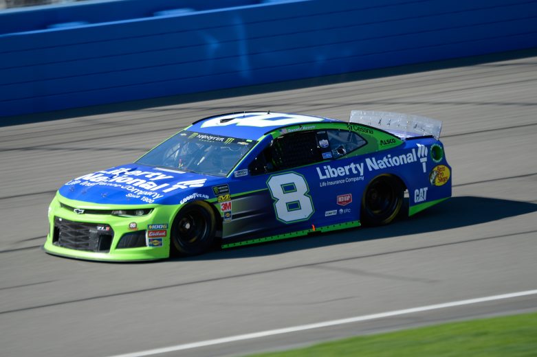FONTANA, CA - MARCH 15: Daniel Hemric, driver of the #8 Liberty National Chevrolet, practices for the Monster Energy NASCAR Cup Series Auto Club 400 at Auto Club Speedway on March 15, 2019 in Fontana, California. (Photo by Robert Laberge/Getty Images) | Getty Images