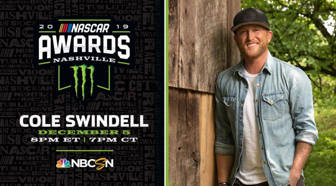Cole Swindell to perform at NASCAR Awards