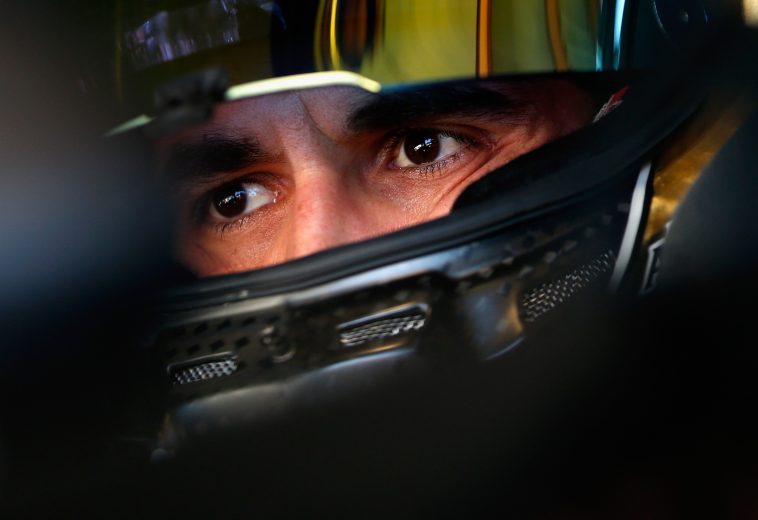 MARTINSVILLE, VA - OCTOBER 27: Aric Almirola, driver of the #10 Smithfield Ford, sits in his car during practice for the Monster Energy NASCAR Cup Series First Data 500 at Martinsville Speedway on October 27, 2018 in Martinsville, Virginia. (Photo by Brian Lawdermilk/Getty Images) | Getty Images