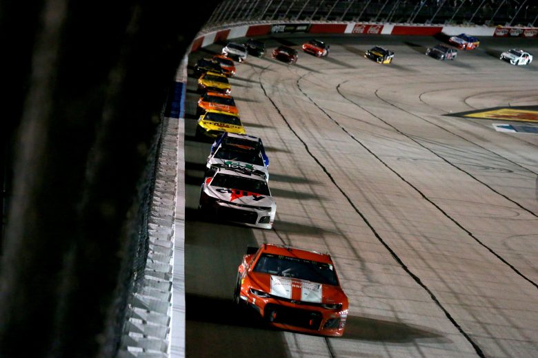 DARLINGTON, SOUTH CAROLINA - SEPTEMBER 01: Kurt Busch, driver of the #1 Chevrolet Accessories Chevrolet, leads a pack of cars during the Monster Energy NASCAR Cup Series Bojangles' Southern 500 at Darlington Raceway on September 01, 2019 in Darlington, South Carolina. (Photo by Sean Gardner/Getty Images) | Getty Images
