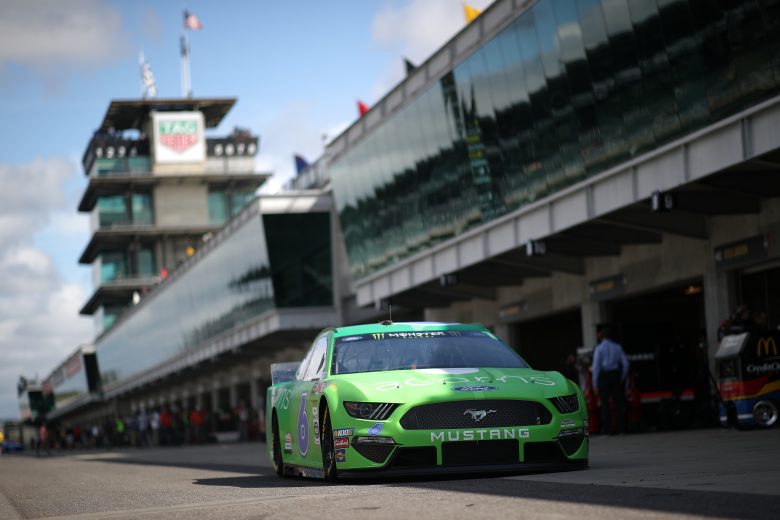 INDIANAPOLIS, INDIANA - SEPTEMBER 07: Ryan Newman, driver of the #6 Acorns Ford, drives during practice for the Monster Energy NASCAR Cup Series Big Machine Vodka 400 at Indianapolis Motor Speedway on September 07, 2019 in Indianapolis, Indiana. (Photo by Chris Graythen/Getty Images) | Getty Images