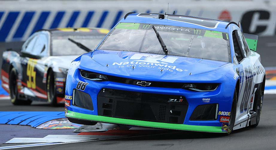 CHARLOTTE, NORTH CAROLINA - SEPTEMBER 28: Alex Bowman, driver of the #88 Nationwide Retirement Plans Chevrolet, during practice for the Monster Energy NASCAR Cup Series Bank of America ROVAL 400 at Charlotte Motor Speedway on September 28, 2019 in Charlotte, North Carolina. (Photo by Streeter Lecka/Getty Images) | Getty Images