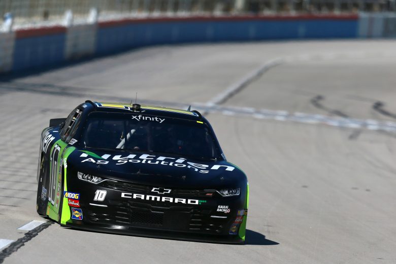 FORT WORTH, TEXAS - NOVEMBER 01: Ross Chastain, driver of the #10 Nutrien Ag Solutions Chevrolet, practices for the NASCAR Xfinity Series O'Reilly 300 at Texas Motor Speedway on November 01, 2019 in Fort Worth, Texas. (Photo by Sean Gardner/Getty Images) | Getty Images