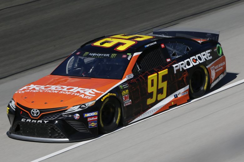 FORT WORTH, TEXAS - NOVEMBER 01: Matt DiBenedetto, driver of the #95 Procore Toyota, practices for the Monster Energy NASCAR Cup Series AAA Texas 500 at Texas Motor Speedway on November 01, 2019 in Fort Worth, Texas. (Photo by Jonathan Ferrey/Getty Images) | Getty Images