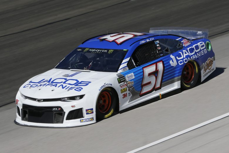 FORT WORTH, TEXAS - NOVEMBER 01: Josh Bilicki, driver of the #51 Jacob Companies Chevrolet, practices for the Monster Energy NASCAR Cup Series AAA Texas 500 at Texas Motor Speedway on November 01, 2019 in Fort Worth, Texas. (Photo by Jonathan Ferrey/Getty Images) | Getty Images