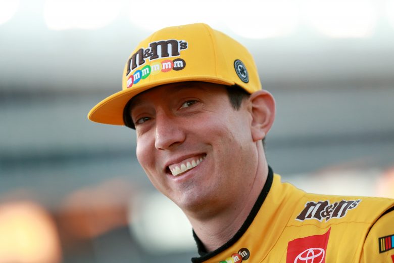 FORT WORTH, TEXAS - NOVEMBER 02: Kyle Busch, driver of the #18 M&M's Toyota, stands on the grid during the Salute to Veterans Qualifying Day Fueled by The Texas Lottery for the Monster Energy NASCAR Cup Series AAA Texas 500 at Texas Motor Speedway on November 02, 2019 in Fort Worth, Texas. (Photo by Sean Gardner/Getty Images) | Getty Images