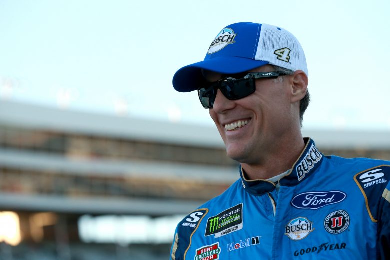 FORT WORTH, TEXAS - NOVEMBER 02: Kevin Harvick, driver of the #4 Busch Beer/Ducks Unlimited Ford, stands on the grid during the Salute to Veterans Qualifying Day Fueled by The Texas Lottery for the Monster Energy NASCAR Cup Series AAA Texas 500 at Texas Motor Speedway on November 02, 2019 in Fort Worth, Texas. (Photo by Sean Gardner/Getty Images) | Getty Images