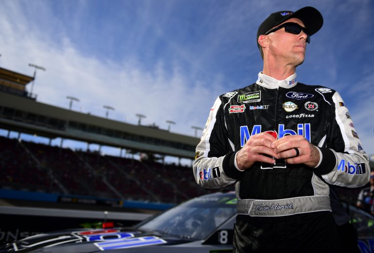 AVONDALE, ARIZONA - NOVEMBER 09: Kevin Harvick, driver of the #4 Mobil 1 Ford, walks on the grid during qualifying for the Monster Energy NASCAR Cup Series Bluegreen Vacations 500 at ISM Raceway on November 09, 2019 in Avondale, Arizona. (Photo by Jared C. Tilton/Getty Images) | Getty Images