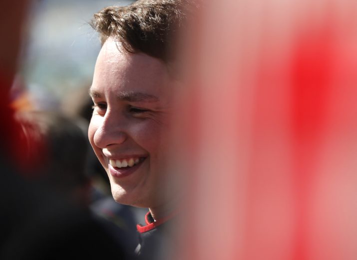 HOMESTEAD, FLORIDA - NOVEMBER 16: Christopher Bell, driver of the #20 Rheem/Watts Toyota, stands on the grid during qualifying for the NASCAR Xfinity Series Ford EcoBoost 300 at Homestead-Miami Speedway on November 16, 2019 in Homestead, Florida. (Photo by Brian Lawdermilk/Getty Images) | Getty Images