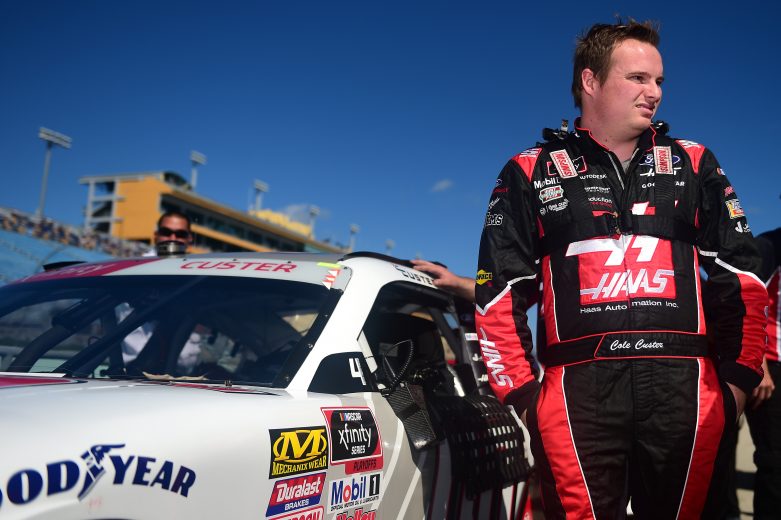 HOMESTEAD, FLORIDA - NOVEMBER 16: Cole Custer, driver of the #00 Haas Automation Ford, stands on the grid during qualifying for the NASCAR Xfinity Series Ford EcoBoost 300 at Homestead-Miami Speedway on November 16, 2019 in Homestead, Florida. (Photo by Jared C. Tilton/Getty Images) | Getty Images