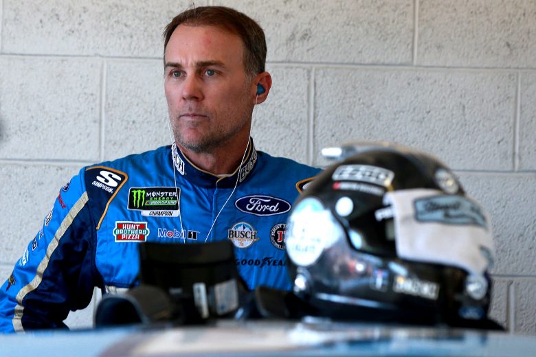 HOMESTEAD, FLORIDA - NOVEMBER 16: Kevin Harvick, driver of the #4 Busch Light Ford, stands in the garage during practice for the Monster Energy NASCAR Cup Series Ford EcoBoost 400 at Homestead-Miami Speedway on November 16, 2019 in Homestead, Florida. (Photo by Sean Gardner/Getty Images) | Getty Images