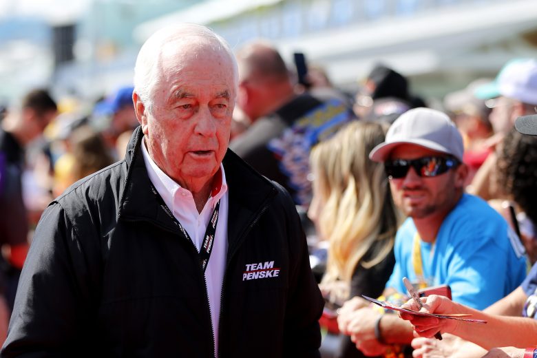 HOMESTEAD, FLORIDA - NOVEMBER 17:  Team owner Roger Penske attends the driver's meeting prior to the Monster Energy NASCAR Cup Series Ford EcoBoost 400 at Homestead Speedway on November 17, 2019 in Homestead, Florida. (Photo by Jonathan Ferrey/Getty Images) | Getty Images