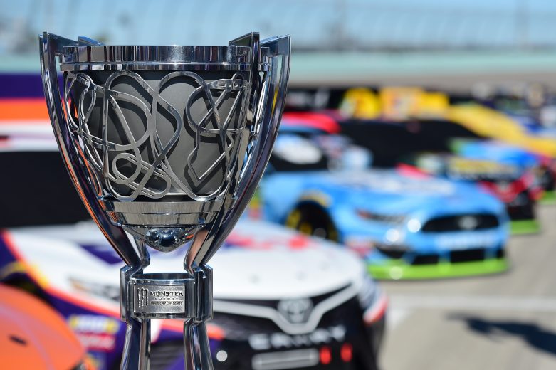 HOMESTEAD, FLORIDA - NOVEMBER 17: A detailed look at the Monster Energy NASCAR Cup Series Championship trophy prior to the Monster Energy NASCAR Cup Series Ford EcoBoost 400 at Homestead Speedway on November 17, 2019 in Homestead, Florida. (Photo by Jared C. Tilton/Getty Images) | Getty Images