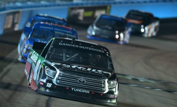 Featured image for Harrison Burton drives No. 18 Toyota Tundra to seventh-place finish at ISM Raceway