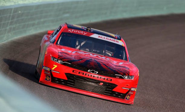 Featured Image for Justin Allgaier drives No. 7 Chevrolet Camaro to 14th-place finish at Homestead-Miami Speedway