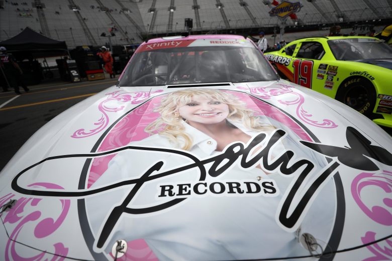 BRISTOL, TN - APRIL 05: The #2 Dolly Parton Chevrolet, driven by Tyler Reddick (not pictured), sits on pit road prior to practice for the Monster Energy NASCAR Cup Series Food City 500 at Bristol Motor Speedway on April 5, 2019 in Bristol, Tennessee. (Photo by Chris Graythen/Getty Images) | Getty Images