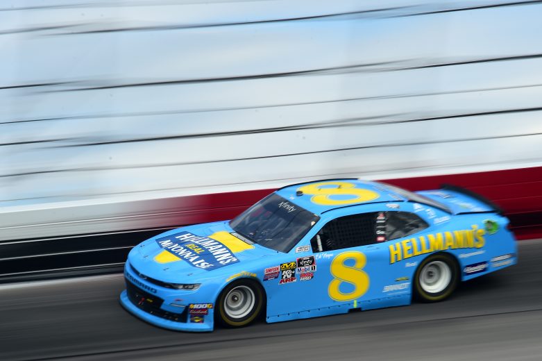 DARLINGTON, SOUTH CAROLINA - AUGUST 31: Dale Earnhardt Jr., driver of the #8 Hellmann's Chevrolet, races during the NASCAR Xfinity Series Sport Clips Haircuts VFW 200 at Darlington Raceway on August 31, 2019 in Darlington, South Carolina. (Photo by Jared C. Tilton/Getty Images) | Getty Images