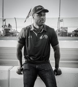 Jesse Iwuji Nascar Vertical