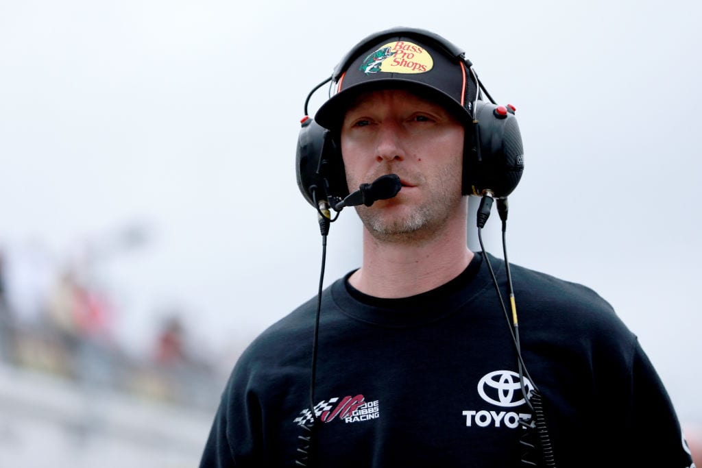 DAYTONA BEACH, FL - FEBRUARY 09:  Crew chief Cole Pearn stands in the garage area  during practice for the Monster Energy NASCAR Cup Series 61st Annual Daytona 500 at Daytona International Speedway on February 9, 2019 in Daytona Beach, Florida.  (Photo by Sean Gardner/Getty Images) | Getty Images