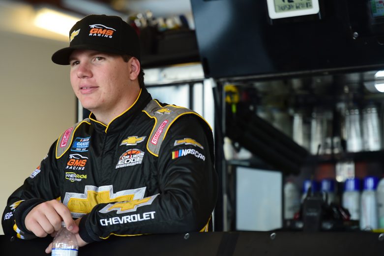 JOLIET, ILLINOIS - JUNE 27: Sheldon Creed, driver of the #2 Chevrolet Accessories Chevrolet, stands in the garage area during practice for the NASCAR Gander Outdoors Truck Series Camping World 225 at Chicagoland Speedway on June 27, 2019 in Joliet, Illinois. (Photo by Jared C. Tilton/Getty Images) | Getty Images