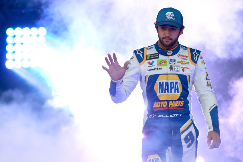 RICHMOND, VIRGINIA - SEPTEMBER 21: Chase Elliott, driver of the #9 NAPA Chevrolet, walks the red carpet during driver intro prior to the start of the Monster Energy NASCAR Cup Series Federated Auto Parts 400 at Richmond Raceway on September 21, 2019 in Richmond, Virginia. (Photo by Sean Gardner/Getty Images) | Getty Images