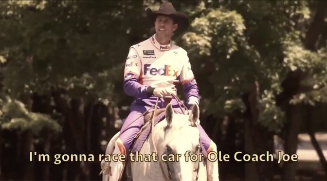 Drivers pay tribute to Joe Gibbs with ‘Old Town Road’ parody video