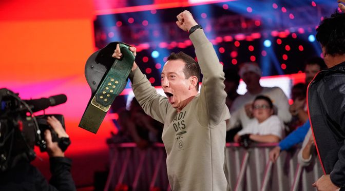 Two-time champion Kyle Busch wins WWE title in Nashville