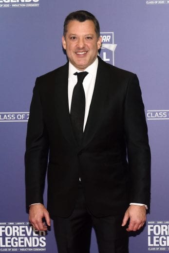 CHARLOTTE, NORTH CAROLINA - JANUARY 31: NASCAR Hall of Fame inductee Tony Stewart poses on the red carpet prior to the 2020 NASCAR Hall of Fame Induction Ceremony at Charlotte Convention Center on January 31, 2020 in Charlotte, North Carolina. (Photo by Jared C. Tilton/Getty Images) | Getty Images