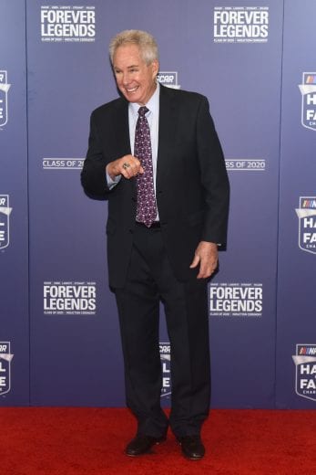 CHARLOTTE, NORTH CAROLINA - JANUARY 31: NASCAR Hall of Famer Darrell Waltrip poses on the red carpet prior to the 2020 NASCAR Hall of Fame Induction Ceremony at Charlotte Convention Center on January 31, 2020 in Charlotte, North Carolina. (Photo by Jared C. Tilton/Getty Images) | Getty Images