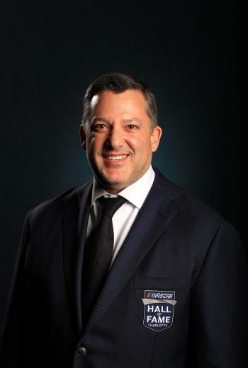 CHARLOTTE, NORTH CAROLINA - JANUARY 31: 2020 NASCAR Hall of Fame Inductee, Tony Stewart, poses for a portrait during the 2020 NASCAR Hall of Fame Induction Ceremony at the Charlotte Convention Center on January 31, 2020 in Charlotte, North Carolina. (Photo by Streeter Lecka/Getty Images) | Getty Images