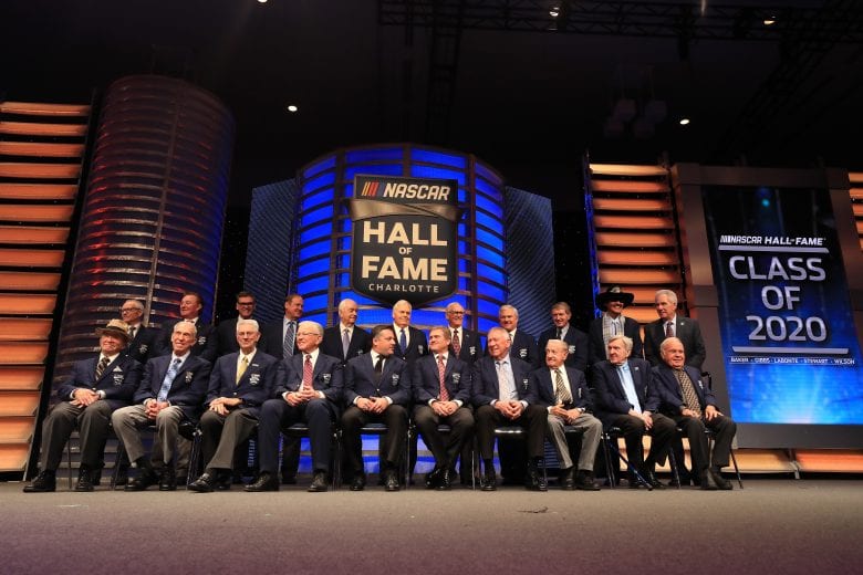 CHARLOTTE, NORTH CAROLINA - JANUARY 31: A general view of the Hall of Famer's during the NASCAR Hall of Fame Induction Ceremony at the Charlotte Convention Center on January 31, 2020 in Charlotte, North Carolina. (Photo by Streeter Lecka/Getty Images) | Getty Images