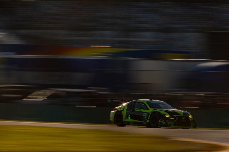 #14 AIM Vasser Sullivan Lexus RC-F GT3, GTD: Parker Chase, Jack Hawksworth, Michael De Quesada, Kyle Busch