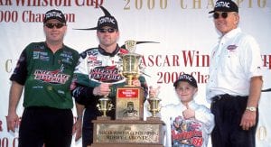 2000 champion Bobby Labonte and Joe Gibbs