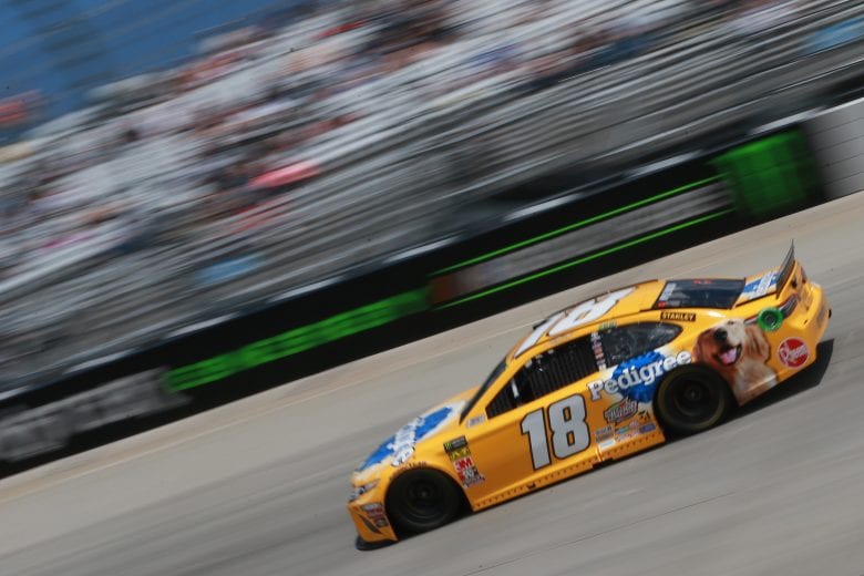 DOVER, DE - MAY 06: Kyle Busch, driver of the #18 Pedigree Toyota, races during the Monster Energy NASCAR Cup Series Gander RV 400 at Dover International Speedway on May 6, 2019 in Dover, Delaware. (Photo by Matt Sullivan/Getty Images) | Getty Images