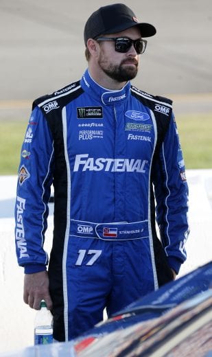 RICHMOND, VIRGINIA - SEPTEMBER 20: Ricky Stenhouse Jr., driver of the #17 Fastenal Ford, stands on the grid during qualifying for the Monster Energy NASCAR Cup Series Federated Auto Parts 400 at Richmond Raceway on September 20, 2019 in Richmond, Virginia. (Photo by Brian Lawdermilk/Getty Images) | Getty Images