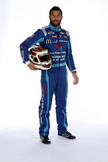 CHARLOTTE, NORTH CAROLINA - JANUARY 28: Bubba Wallace poses for a photo during NASCAR Production Days at Charlotte Convention Center on January 28, 2020 in Charlotte, North Carolina. (Photo by Chris Graythen/Getty Images) | Getty Images