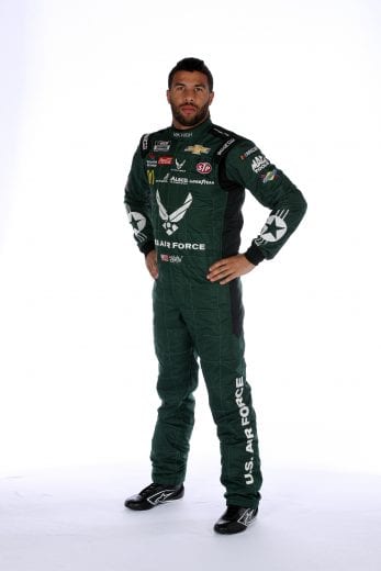 CHARLOTTE, NORTH CAROLINA - JANUARY 28: Bubba Wallace poses for a photo during NASCAR Production Days at Charlotte Convention Center on January 28, 2020 in Charlotte, North Carolina. (Photo by Chris Graythen/Getty Images) | Getty Images