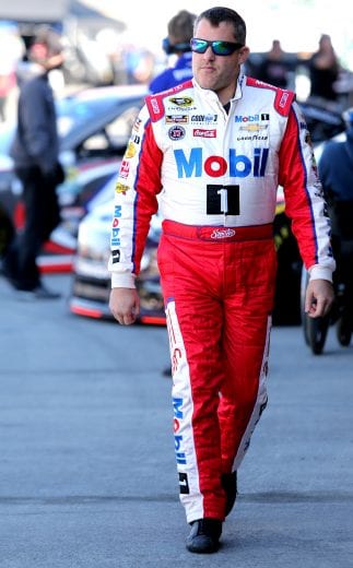 MARTINSVILLE, VA - OCTOBER 28: Tony Stewart, driver of the #14 Haas Automation Chevrolet, walks through the garage area during practice for the NASCAR Sprint Cup Series Goody's Fast Relief 500 at Martinsville Speedway on October 28, 2016 in Martinsville, Virginia. (Photo by Jerry Markland/Getty Images) | Getty Images